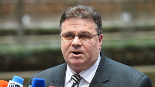 Linas Antanas Linkevicius, canciller de Lituania - Sputnik Mundo