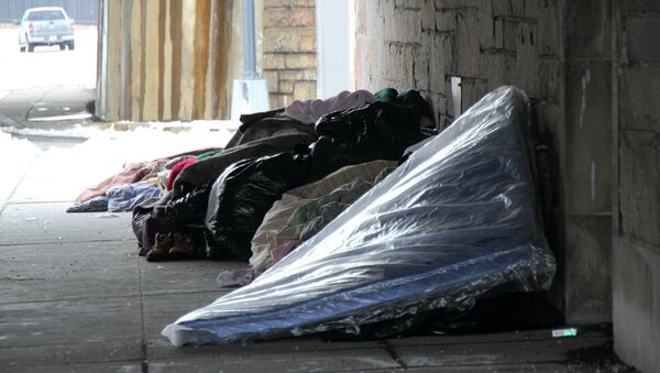 Homeless Encampment - Sputnik Mundo
