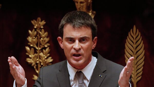 Manuel Valls, primer ministro de Francia - Sputnik Mundo