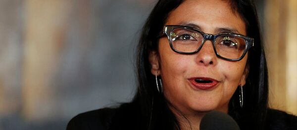 Delcy Rodríguez, ministra de Relaciones Exteriores de Venezuela Delcy Rodríguez, ministra de Relaciones Exteriores de Venezuela - Sputnik Mundo