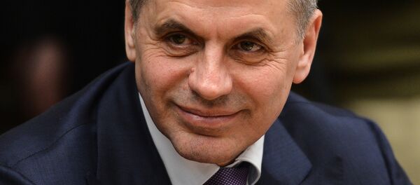 Vladímir Konstantínov, jefe del Consejo de Estado de Crimea Vladímir Konstantínov, jefe del Consejo de Estado de Crimea - Sputnik Mundo