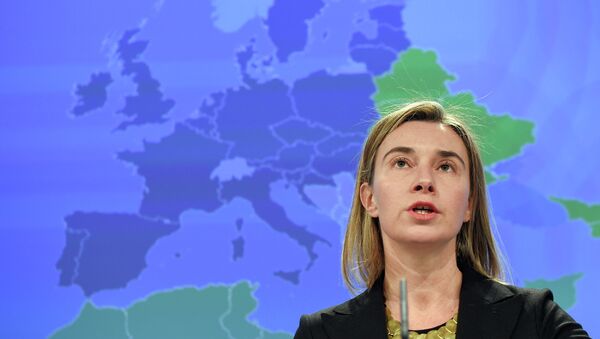 Federica Mogherini, jefa de la diplomacia europea - Sputnik Mundo