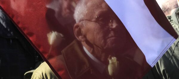 Marcha de los ex legionarios letones de las Waffen SS en Riga (Archivo) Marcha de los ex legionarios letones de las Waffen SS en Riga (Archivo) - Sputnik Mundo