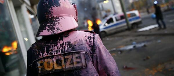 Disturbios en Fráncfort en las protestas contra el BCE (Archive) - Sputnik Mundo