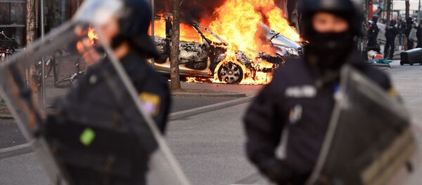 Disturbios en señal de protesta contra la política del BCE - Sputnik Mundo