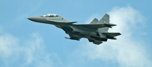 Su-30MK1 ruso del Ejército de India (archivo) - Sputnik Mundo