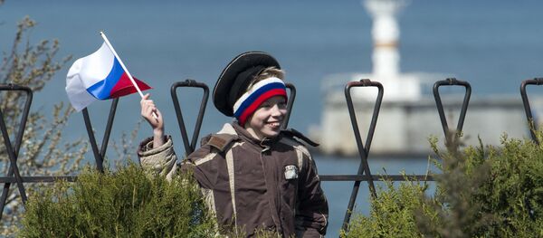 La celebración del aniversario de la reunificación de Crimea con Rusia en Sebastopol (2015) La celebración del aniversario de la reunificación de Crimea con Rusia en Sebastopol (2015) - Sputnik Mundo