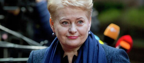 Dalia Grybauskaite, presidenta de Lituania (archivo) Dalia Grybauskaite, presidenta de Lituania (archivo) - Sputnik Mundo