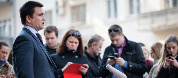 Pavló Klimkin, ministro de Asuntos Exteriores de Ucrania - Sputnik Mundo