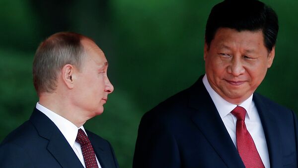 Vladímir Putin, presidente de Rusia, y Xi Jinping, presidente de China (Archivo) - Sputnik Mundo