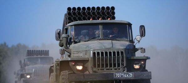 Lanzacohetes múltiples Grad (Archivo) Lanzacohetes múltiples Grad (Archivo) - Sputnik Mundo