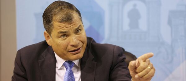 Rafael Correa, expresidente de Ecuador Rafael Correa, expresidente de Ecuador - Sputnik Mundo