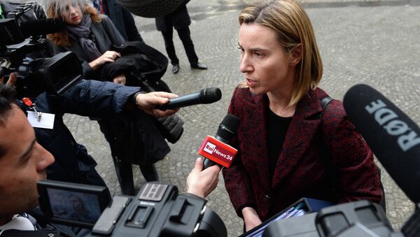 Federica Mogherini, alta representante de la UE para Asuntos Exteriores y Política de Seguridad - Sputnik Mundo