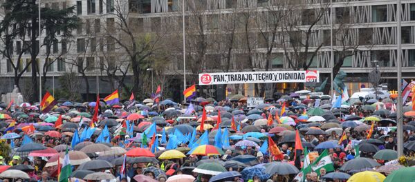 Марша достоинства в Мадриде - Sputnik Mundo