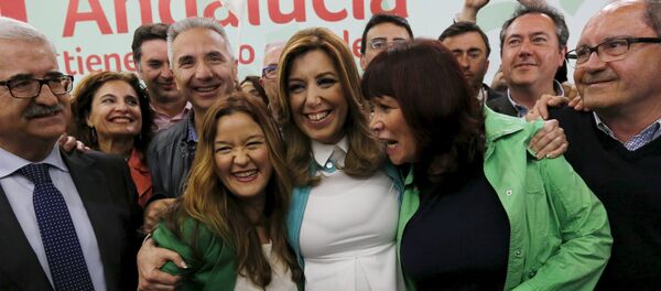 Andalusia's regional government president and Socialist candidate Susana Diaz - Sputnik Mundo
