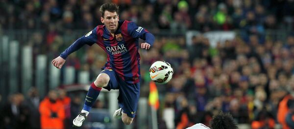 Lionel Messi, futbolista argentino - Sputnik Mundo