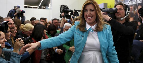 Susana Díaz, presidenta de Andalucía - Sputnik Mundo