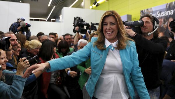 Susana Díaz, presidenta de Andalucía - Sputnik Mundo