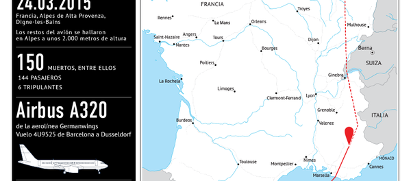Accidente del vuelo 4U9525 de Germanwings en Francia - Sputnik Mundo