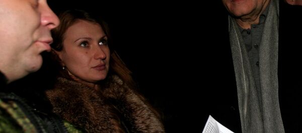 Daria Morózova, defensora de los derechos humanos de la RPD, durante el canje de prisioneros - Sputnik Mundo