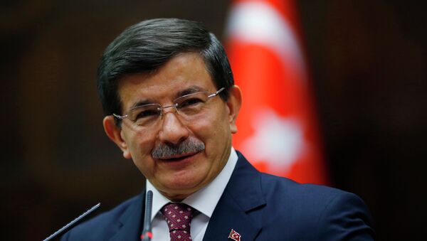 Ahmet Davutoglu, primer ministro de Turquía - Sputnik Mundo