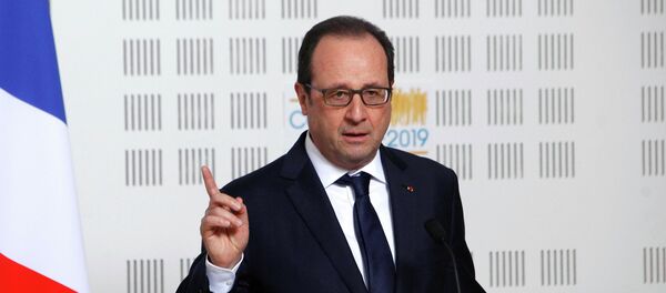 François Hollande, presidente de Francia - Sputnik Mundo