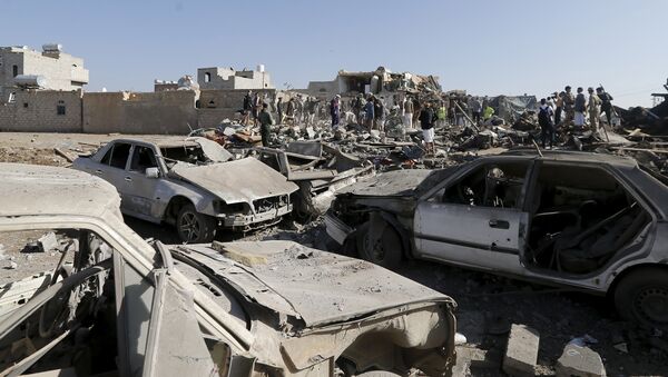 Situación en Saná después del ataque aéreo - Sputnik Mundo