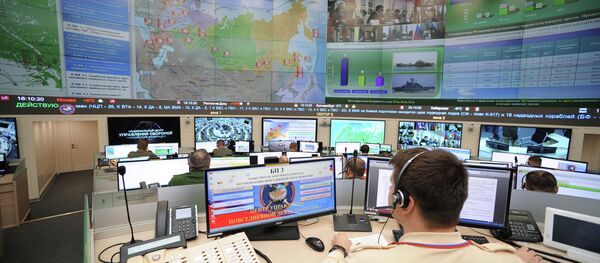 Centro de control de las actividades diarias de las Fuerzas Armadas de Rusia - Sputnik Mundo