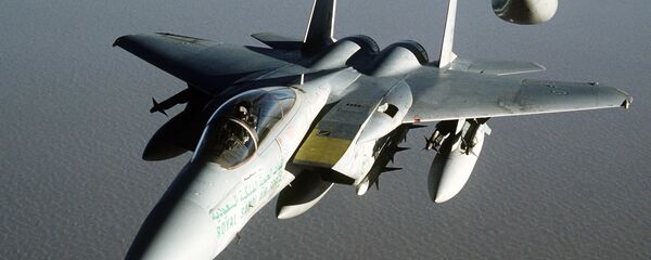 Avión F-15 de Arabia Saudí - Sputnik Mundo