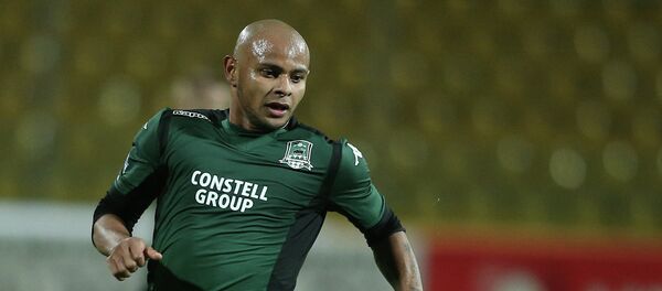 Ari, futbolista brasileño que juega como delantero y actualmente milita en el FC Krasnodar de la Liga Premier de Rusia Ari, futbolista brasileño que juega como delantero y actualmente milita en el FC Krasnodar de la Liga Premier de Rusia - Sputnik Mundo