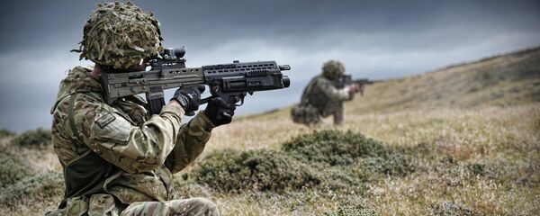 Soldados británicos en las Malvinas - Sputnik Mundo