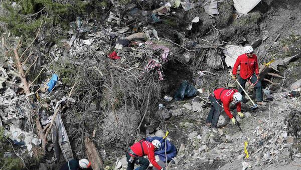 Lugar del accidente del Airbus A320 de la compañía Germanwings - Sputnik Mundo