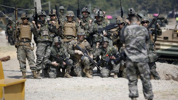 Corea del Sur y EEUU inician maniobras conjuntas Corea del Sur y EEUU inician maniobras conjuntas - Sputnik Mundo