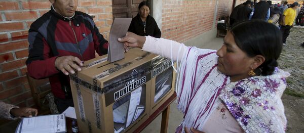 Las elecciones en Bolivia (archivo) - Sputnik Mundo