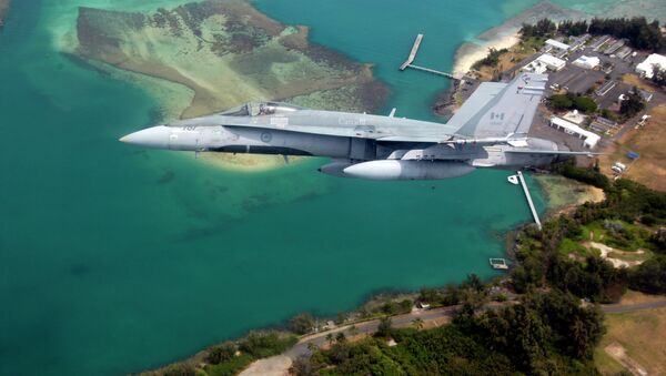 CF-18 Hornet de las Fuerzas Canadienses - Sputnik Mundo