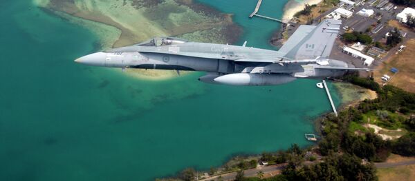 CF-18 Hornet de las Fuerzas Canadienses - Sputnik Mundo