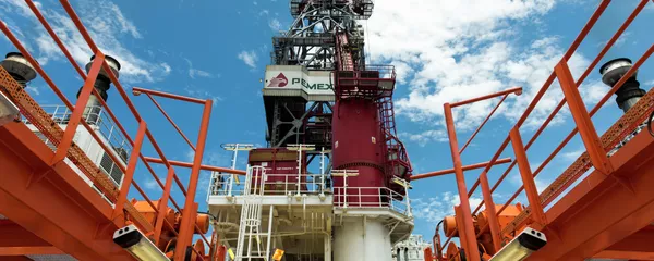 View from the deck of the tower of La Muralla IV exploration oil rig, operated by Mexican company Grupo R and working for Mexico's state-owned oil company PEMEX, in the Gulf of Mexico on August 30, 2013. View from the deck of the tower of La Muralla IV exploration oil rig, operated by Mexican company Grupo R and working for Mexico's state-owned oil company PEMEX, in the Gulf of Mexico on August 30, 2013. - Sputnik Mundo