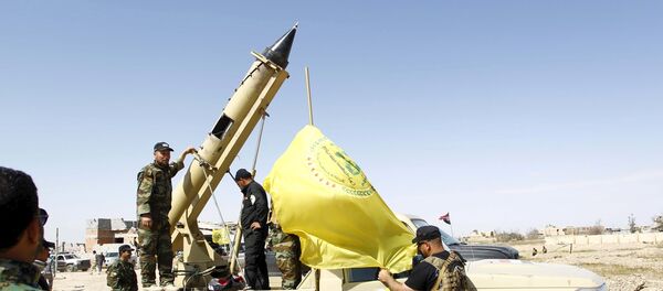 Milicias chiíes en Tikrit - Sputnik Mundo