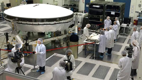 La NASA volverá a ensayar el aterrizaje de su 'platillo volador' en Marte La NASA volverá a ensayar el aterrizaje de su 'platillo volador' en Marte - Sputnik Mundo