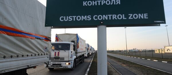 Convoy humanitario ruso para Donbás - Sputnik Mundo