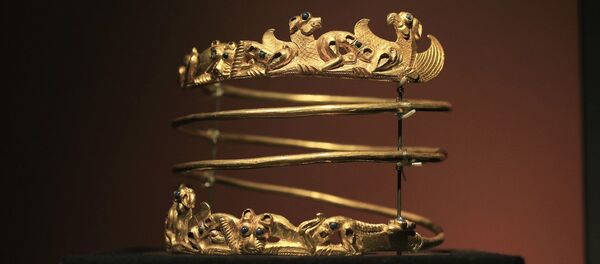A Scythian gold helmet - Sputnik Mundo