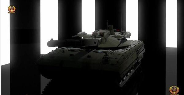El tanque ruso supersecreto Armata, en 3D - Sputnik Mundo