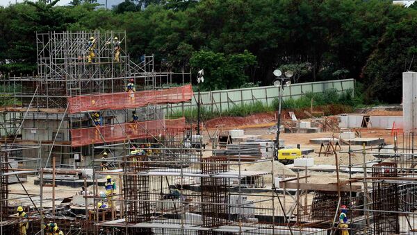 Construcción del Complejo Olímpico Deodoro - Sputnik Mundo