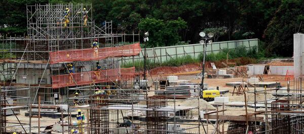 Construcción del Complejo Olímpico Deodoro - Sputnik Mundo