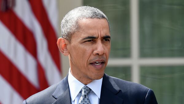 President Barack Obama speaks in the Rose Garden of the White House in Washington, Thursday, April 2, 2015, about the breakthrough in the Iranian nuclear. - Sputnik Mundo