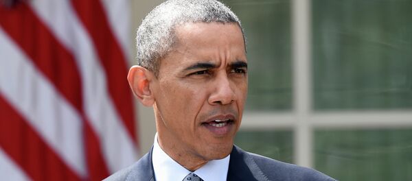 President Barack Obama speaks in the Rose Garden of the White House in Washington, Thursday, April 2, 2015, about the breakthrough in the Iranian nuclear. - Sputnik Mundo