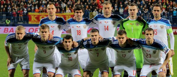 Jugadores de la selección rusa de fútbol - Sputnik Mundo