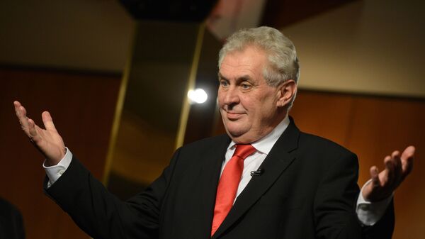 Milos Zeman, presidente de la República Checa - Sputnik Mundo