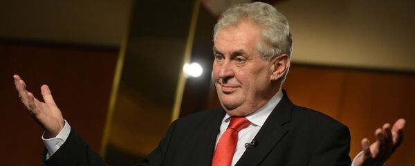 Milos Zeman, presidente de la República Checa - Sputnik Mundo