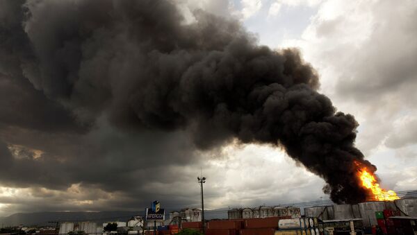 Incendio en Santos - Sputnik Mundo